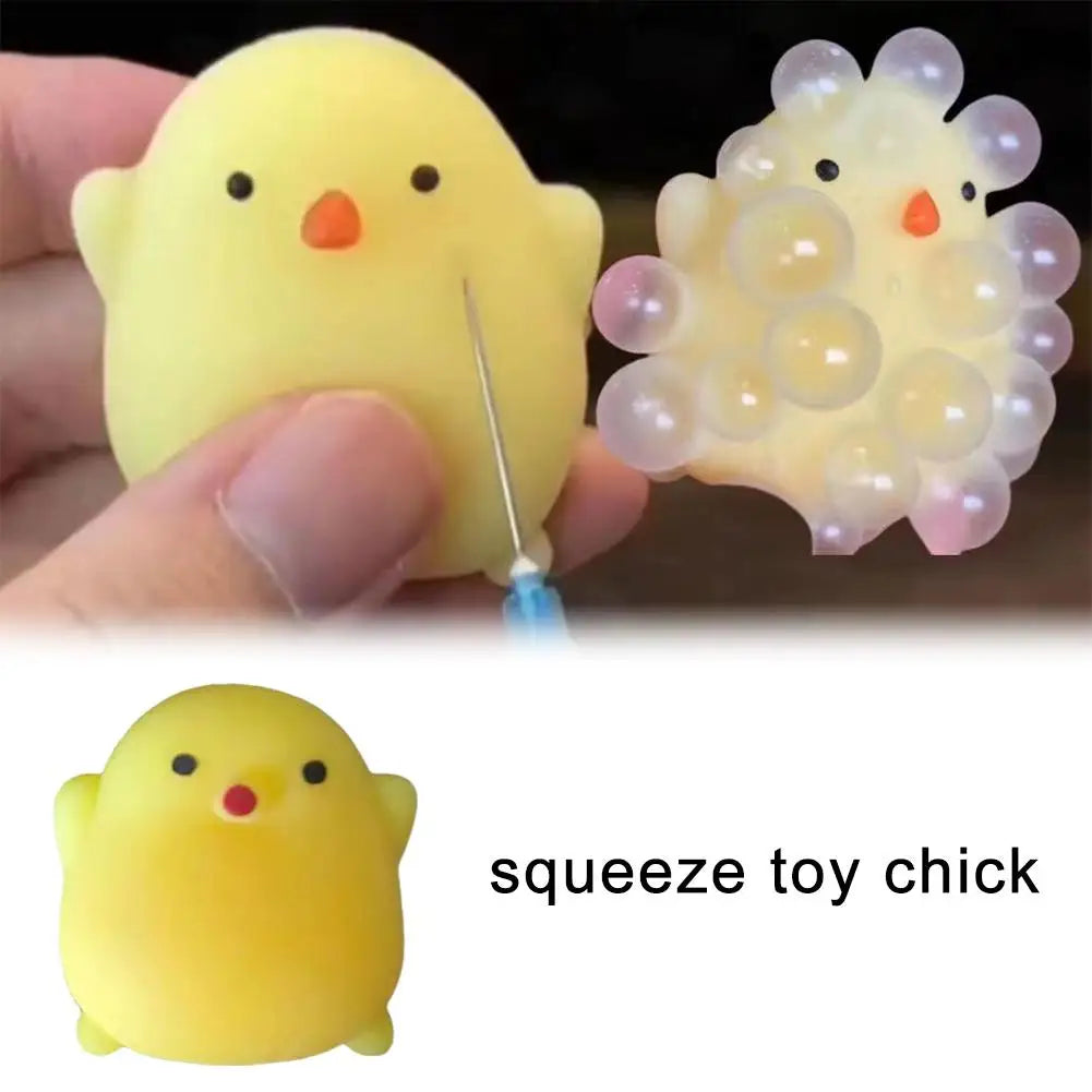 Cute Chick Squishy Squeeze Fidget Sensory Toy – Kids & Adults
