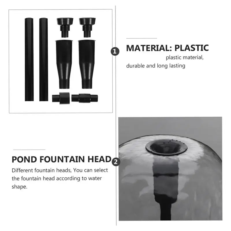 Fountain Pump Nozzle Set – Multifunctional Water Spray Heads