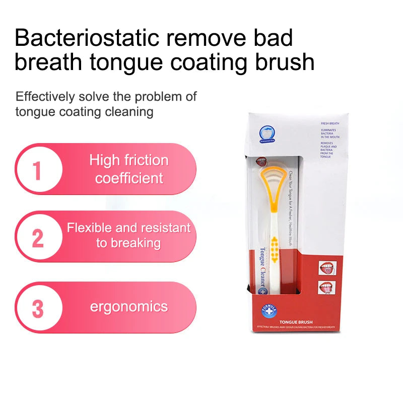 Tongue Scraper, Tongue Coating Cleaner, Tongue Scraper To Eliminate Bad Breath, Thick And White Tongue Coating, Oral Care Peaceful Pleasures Health and Wellness