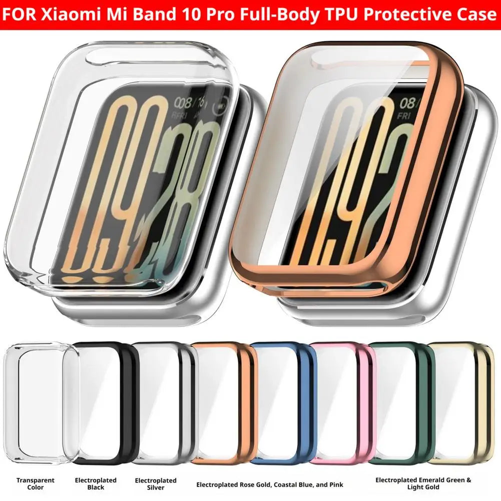 Xiaomi Smart Band 10 Pro TPU Case & Screen Protector Cover