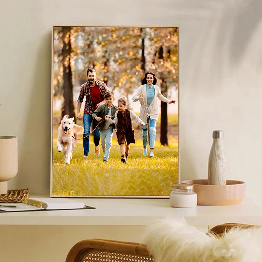 Dropshipping Custom Spray Printing on Canvas Painting Personalized Photo Print Posters Artwork Gift for Home Decoration Pictures Peaceful Pleasures Health and Wellness