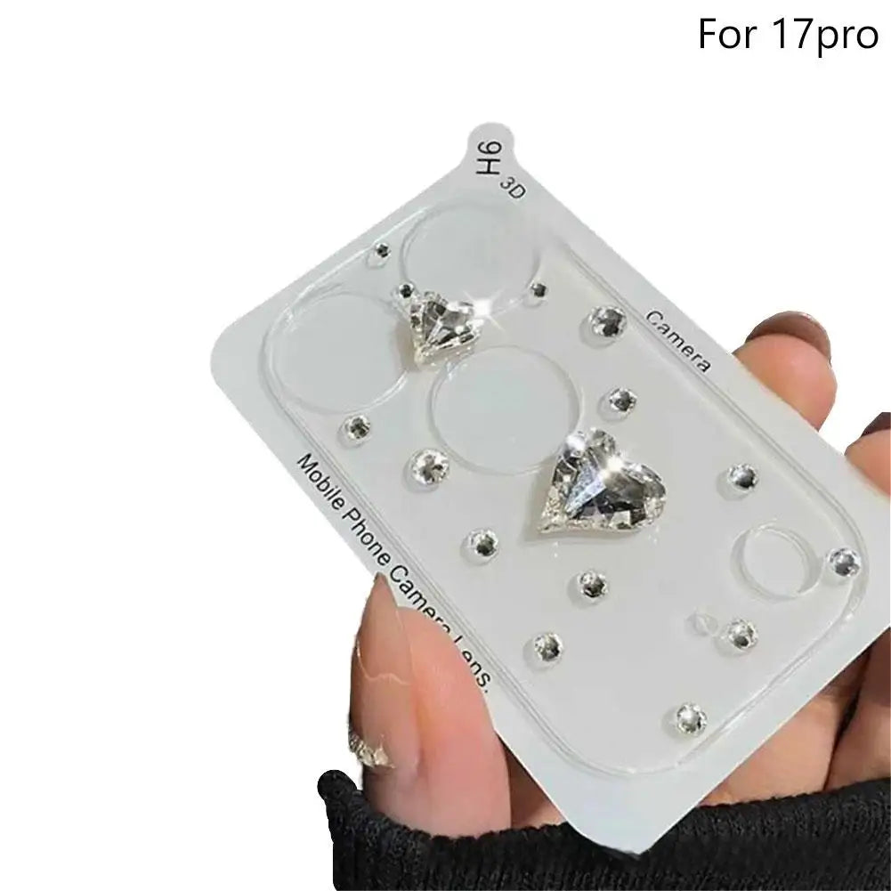 iPhone 17 Pro Max / 17 Pro Heart Diamond Hydrogel Screen Protector