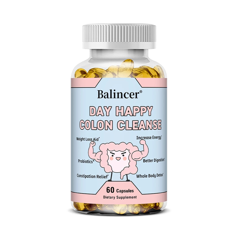 Colon Cleanser Detox Capsules - Gentle Bowel Cleansing, Constipation & Bloating Relief, Digestive Health & Energy Boost Peaceful Pleasures Health and Wellness 60 count-1 bottle