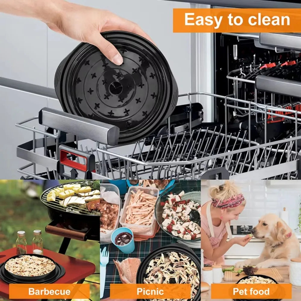 Chicken Shredder Tool with Lid | Meat Shredder for Pork & Beef