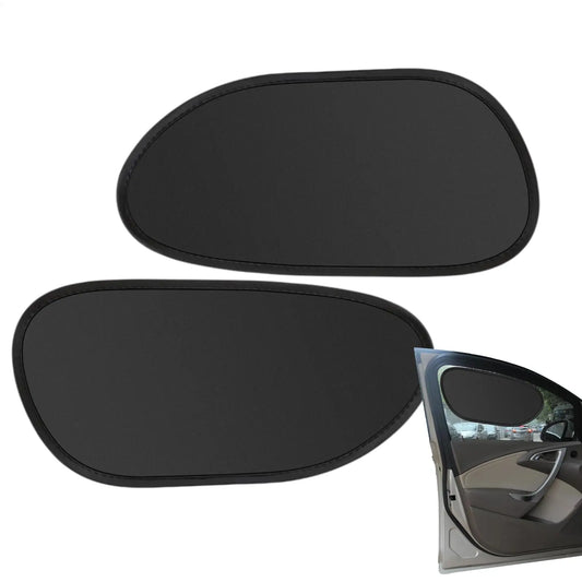 Car Side Window Sun Shade – UV Blocking Electrostatic Cling 2-Pack Car Window Sun Shade Oasis Select
