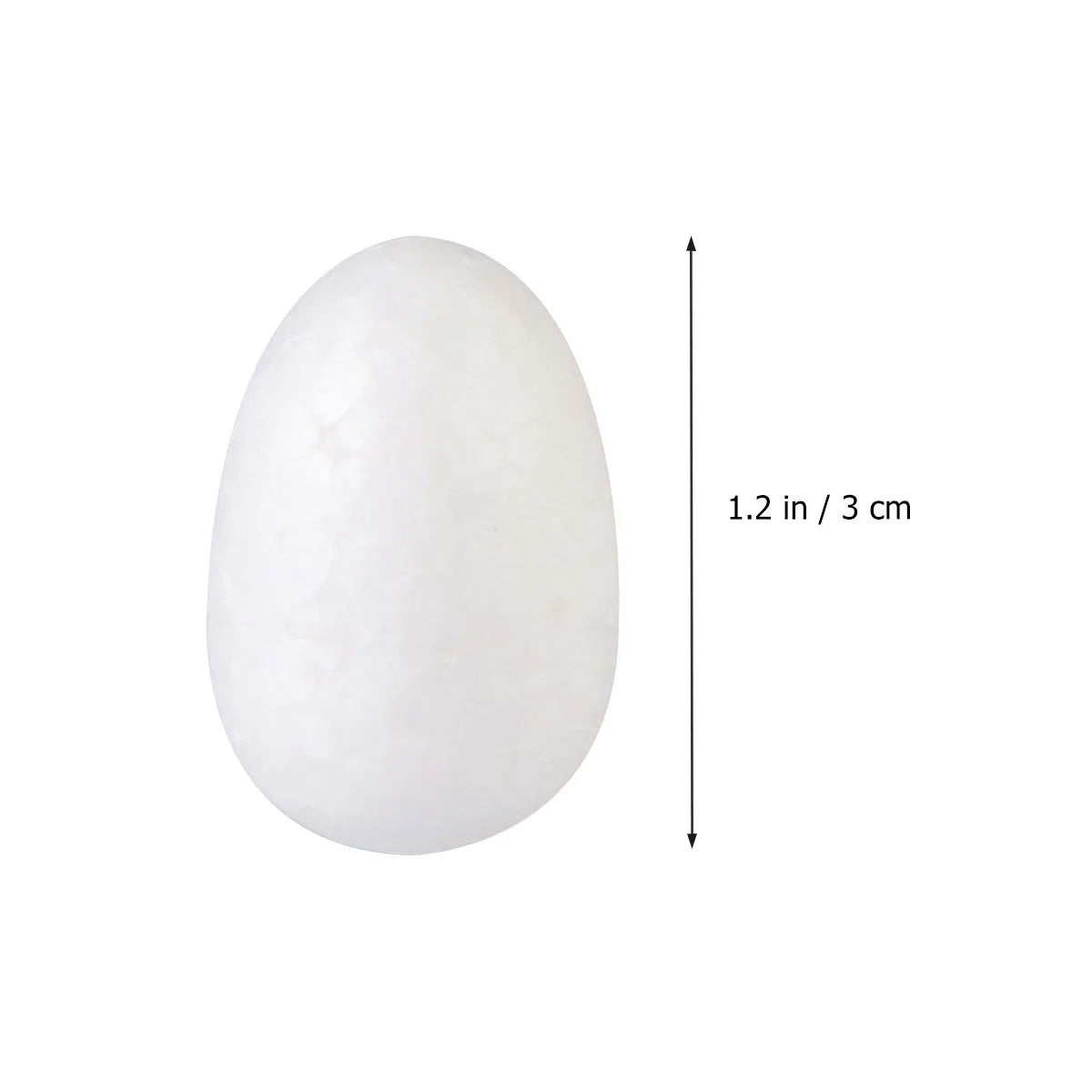 50Pcs Egg Foam White 3Cm Painting DIY Easter Craft Decoration Festival Home Use Egg Foam Painting Crafts Eggs Decoration Peaceful Pleasures Health and Wellness Assorted Color