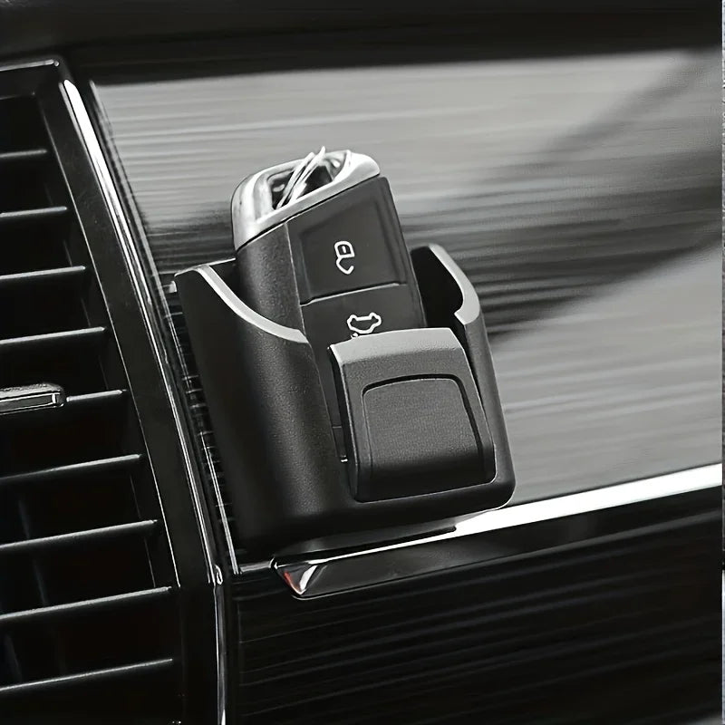 Multifunctional Car Key Storage Box Reusable Back Adhesive Dashboard