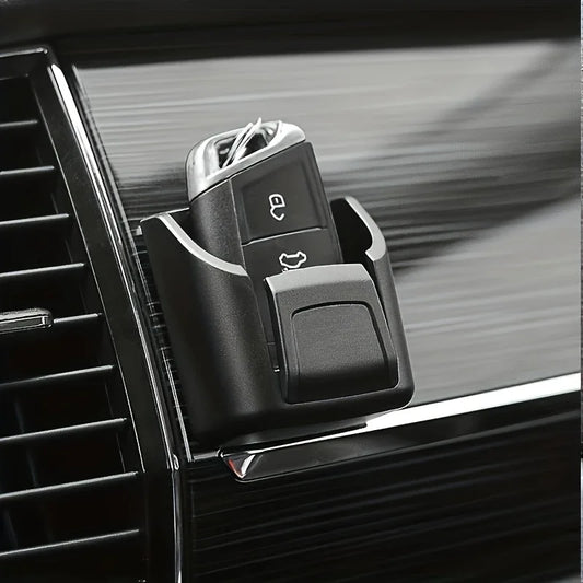 Multifunctional Car Key Storage Box Reusable Back Adhesive Dashboard Peaceful Pleasures Health and Wellness
