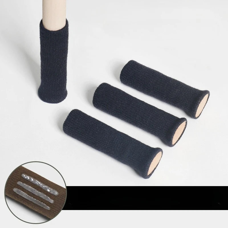 4-Pack Furniture Leg Socks | Non-Slip Floor Protectors