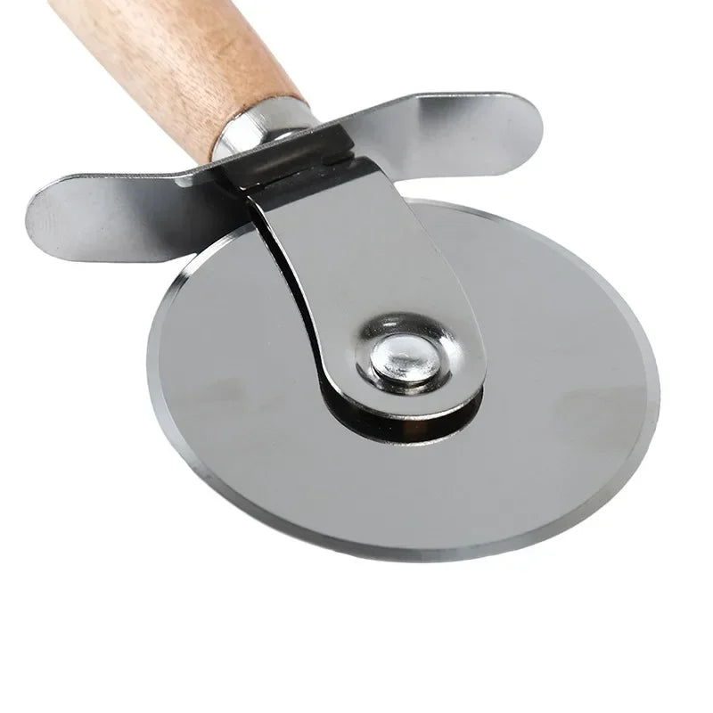 Oven Pizza Accessories Cutting Wheel Baking Supplies Stainless Steel Pizza Cutter Pastry and Pastry Accessories Slicer Shovel Peaceful Pleasures Health and Wellness