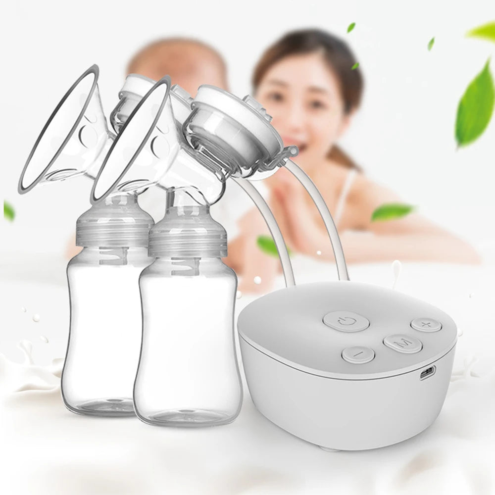 Double Electric Breast Pump – Hands-Free, Low Noise, BPA-Free
