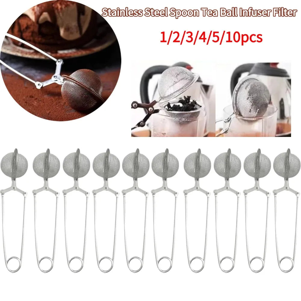 Stainless Steel Tea Ball Infuser for Straining Leaves Peaceful Pleasures Health and Wellness