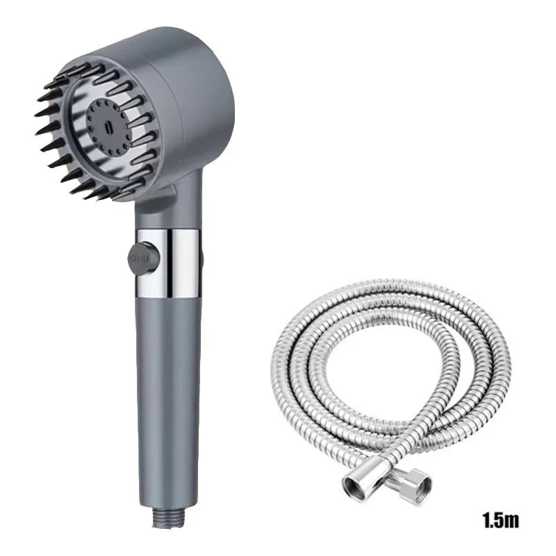 3-Mode Filtered Shower Head – Massage, Filter & Water Stop