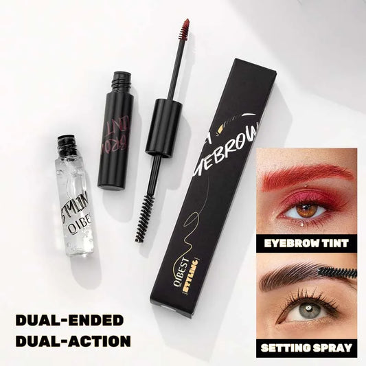 Double-Ended Brow Tint & Setting Gel | Waterproof 3D Effect Eyebrow Tint Gel Peaceful Pleasures Health and Wellness