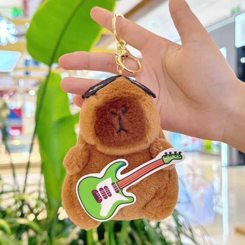 Cute Capybara Plush Keychain Bag Pendant & Car Charm Gift