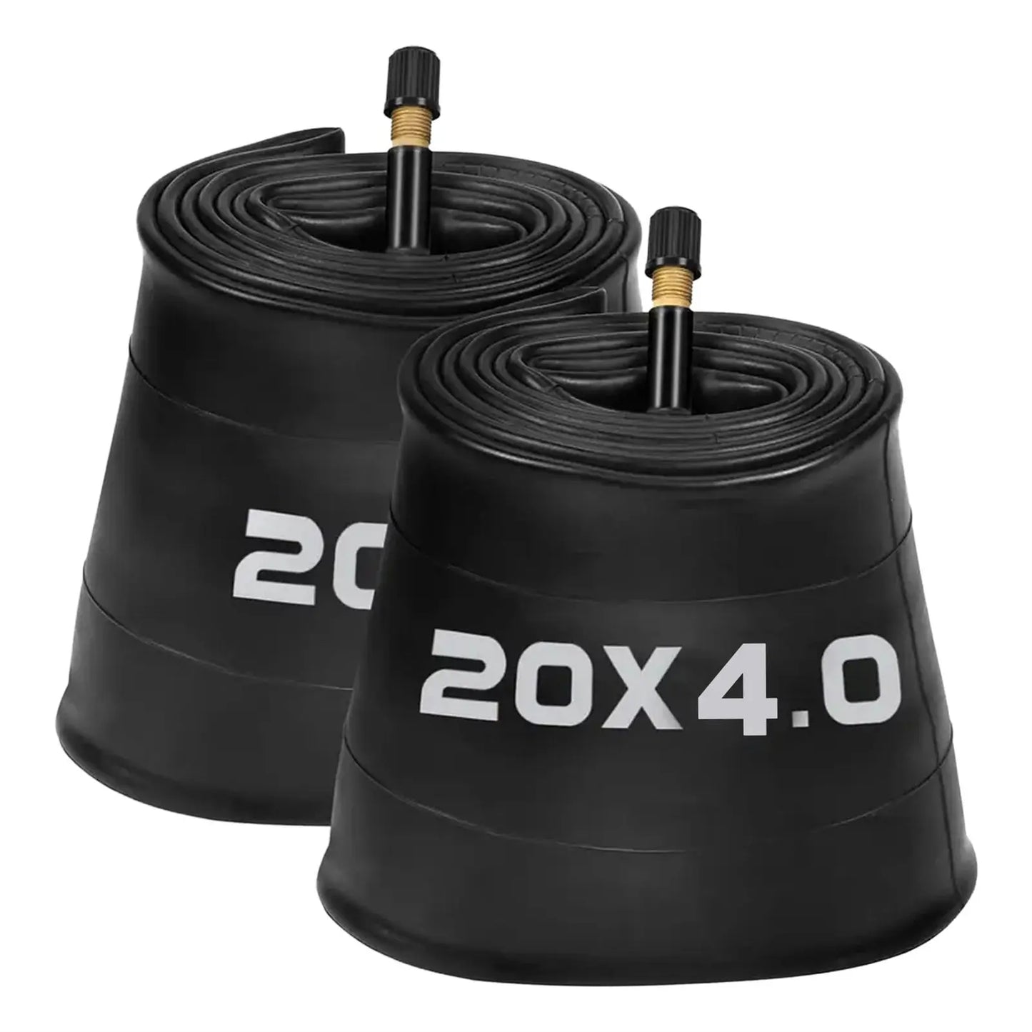 Bicycle Inner Tube 20 Inch Fat Tire for Snow and Sand Beach Bikes with Butyl Rubber and American-Valve Peaceful Pleasures Health and Wellness 20x4.0
