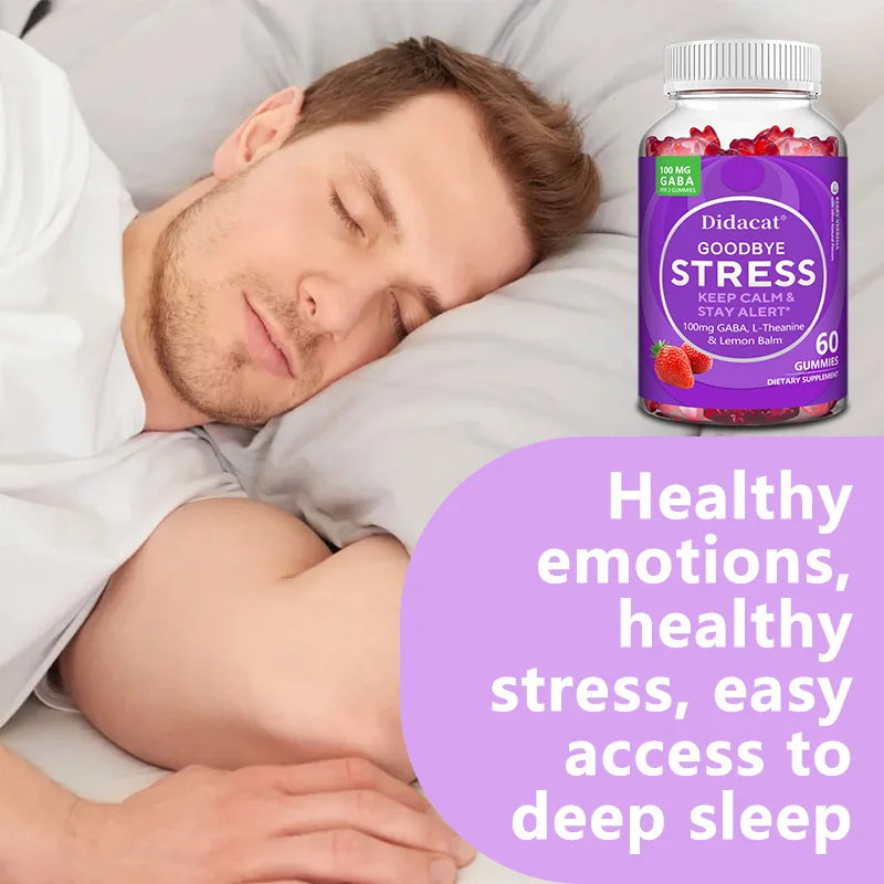 L-Theanine & GABA Gummies – Sleep, Stress & Mood Relief