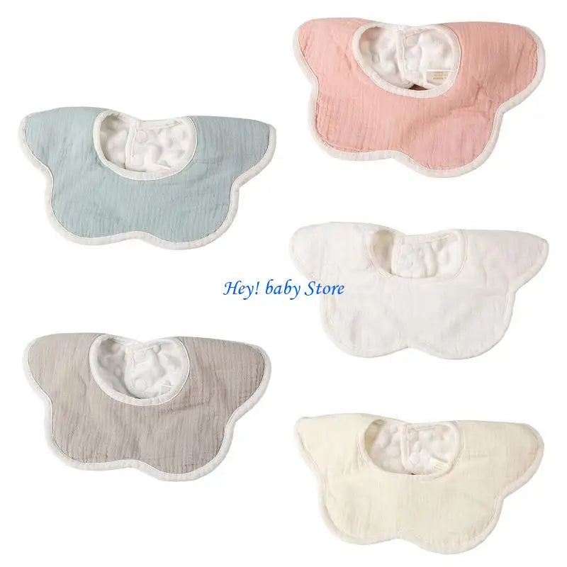 360° Rotating Baby Bib & Burp Cloth | Soft Cotton Waterproof
