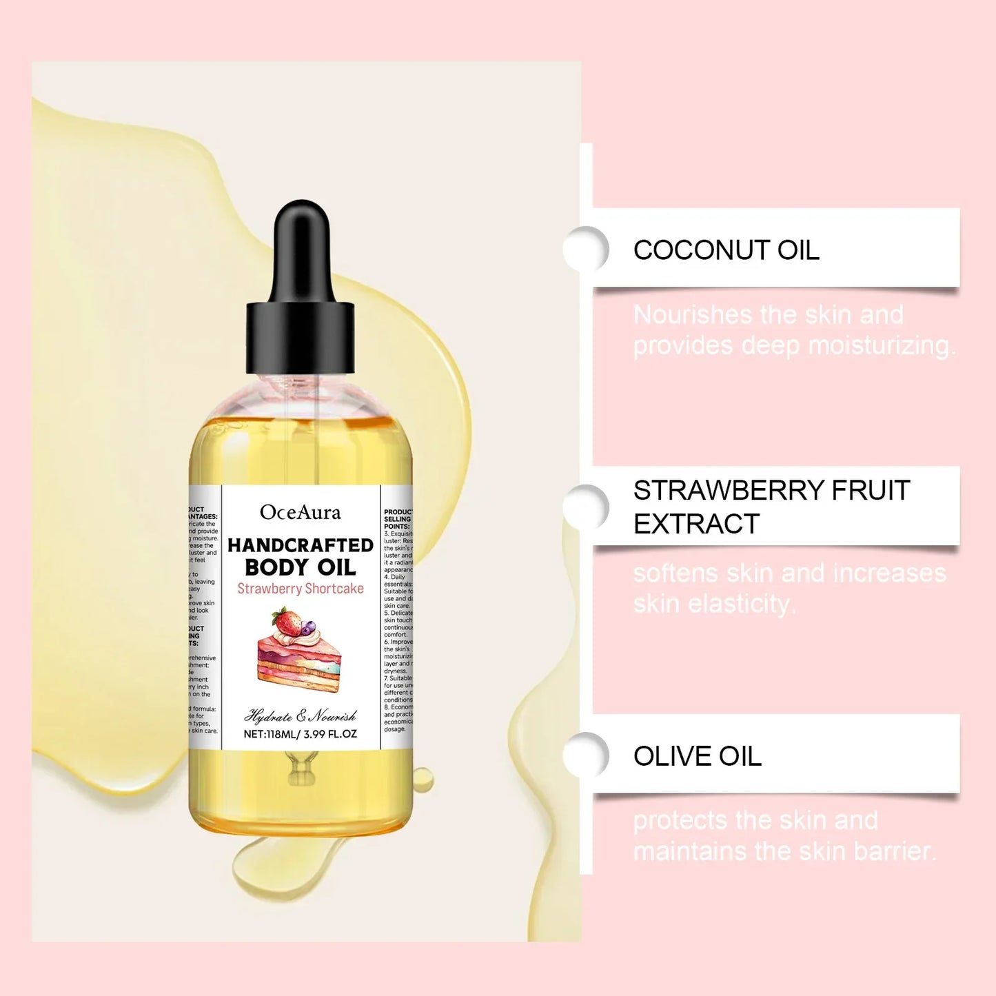 OceAura Body Juice Oil – Moisturizing & Brightening Body Oil