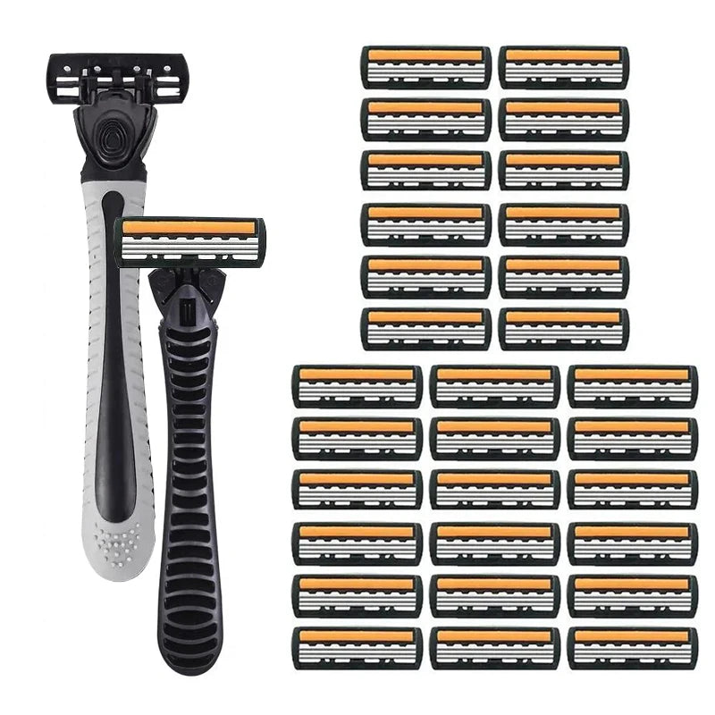 Men's Reusable Two-Layer Blade Razor | Multi-Tool Head