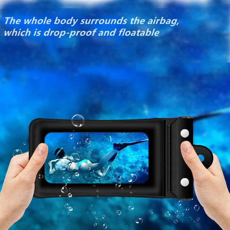 Waterproof Floating Phone Pouch with Airbag | Dry Bag