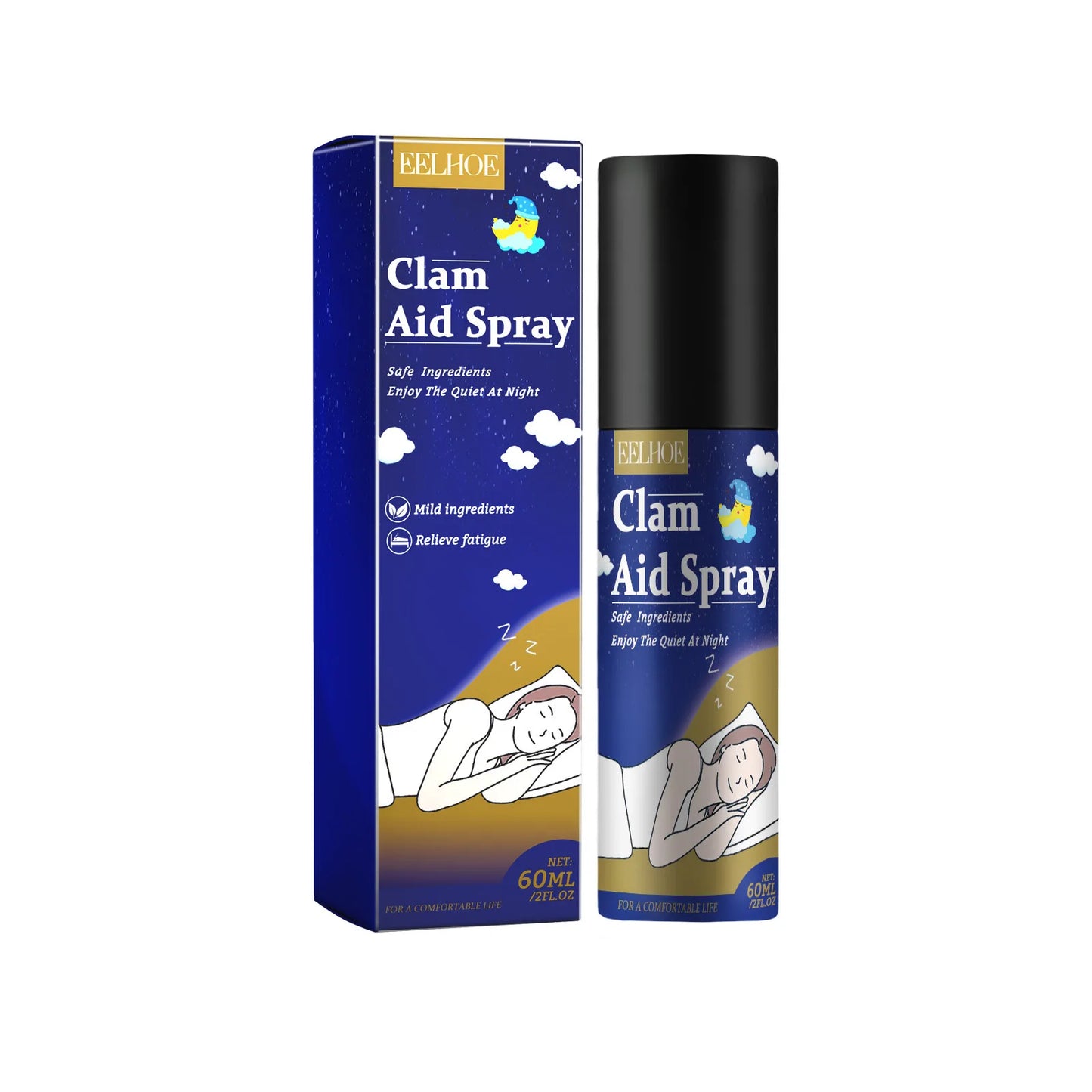 EELHOE Calming Pillow Mist Spray – Aromatic Sleep Mist 60ml