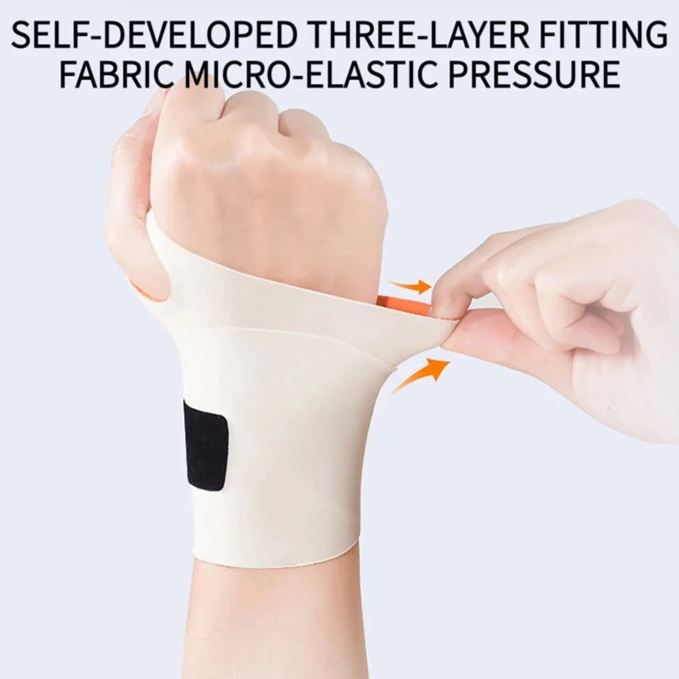Elastic Wrist Guard Fitness Wristband Professional Splint Hand Brace Protector Band Arthritis Sprain Carpal Tunnel Tendon Sheath Peaceful Pleasures Health and Wellness
