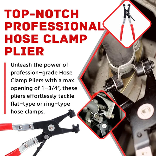 4PCS Hose Clamp Pliers Set Car Oil Fuel Pipe Separation Filter Clamp Pliers Professional Labor-Saving Auto Repair Hand Tools Peaceful Pleasures Health and Wellness