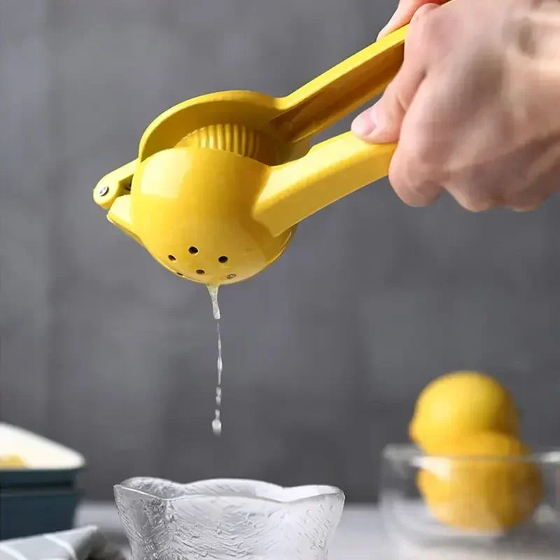 Manual Aluminum Lemon & Citrus Squeezer with Zester