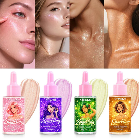 Shimmer Body Oil 28ml – Glow Highlighter & Glitter Oil Shimmer Body Oil Oasis Select