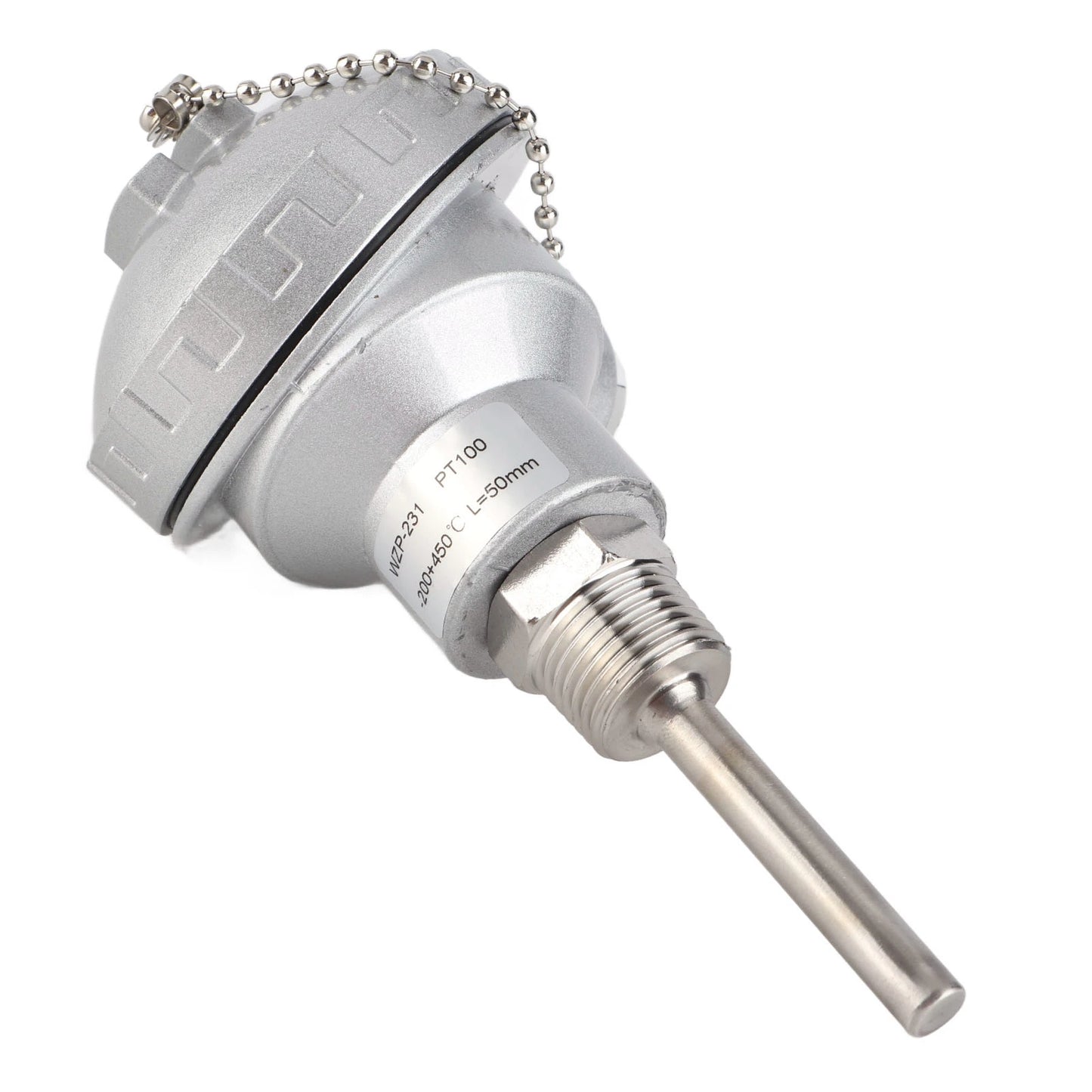 Temperature Sensor Simple PT1/2'' Thread Thermocouple Terminal Head Efficient for Temperature Controllers for Industry Peaceful Pleasures Health and Wellness