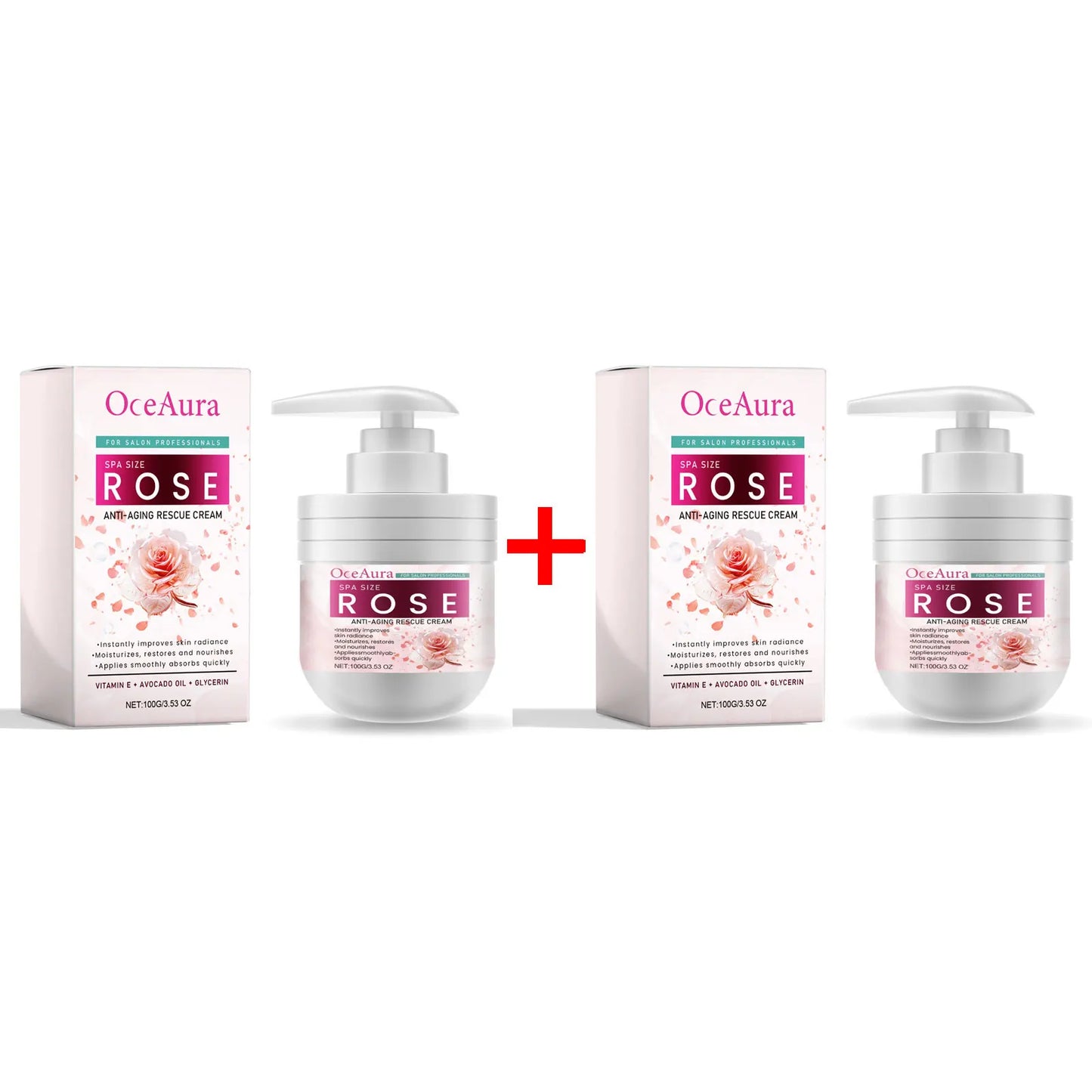 OceAura Retinol Anti-Aging Face & Body Moisturizer Cream 100g