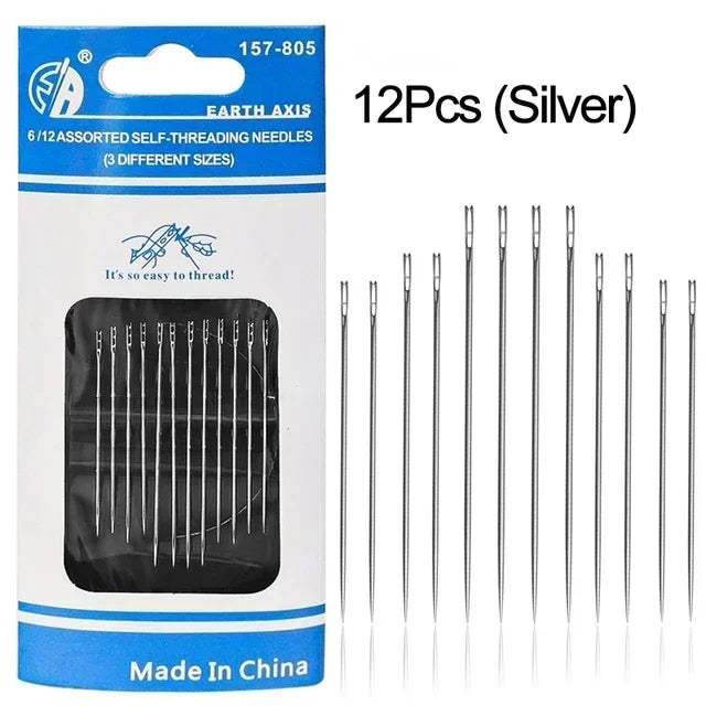 Magic Needle, Embroidery, Stainless Steel, Sewing Needle, Old Man, Crochet Needles, Diy, Household Use, Knit Set, Kit Peaceful Pleasures Health and Wellness Style a