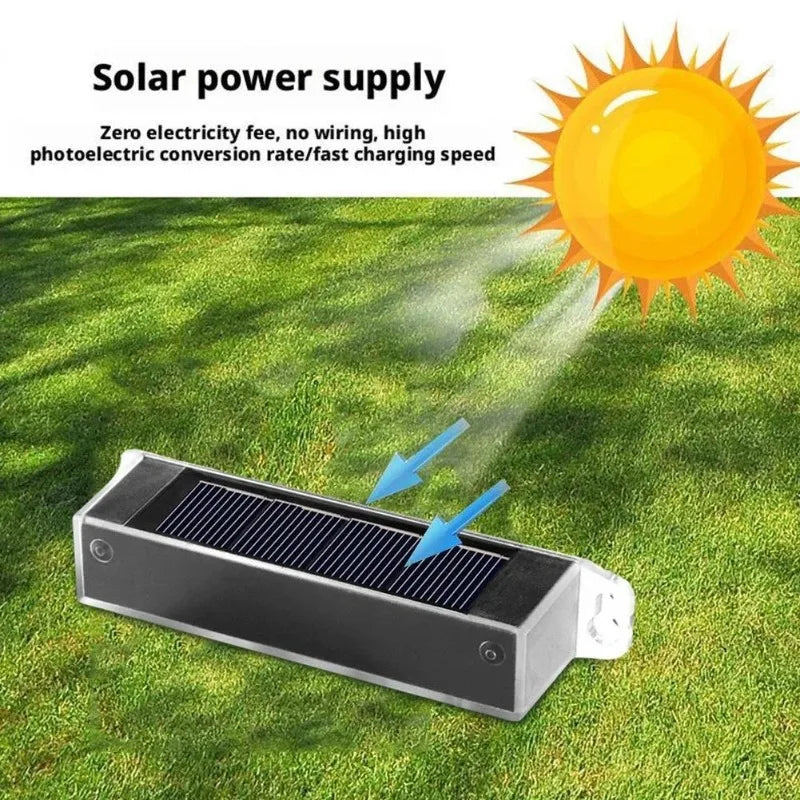 4-Pack Solar Outdoor Wall Lights – IP66 Waterproof Garden Lamps