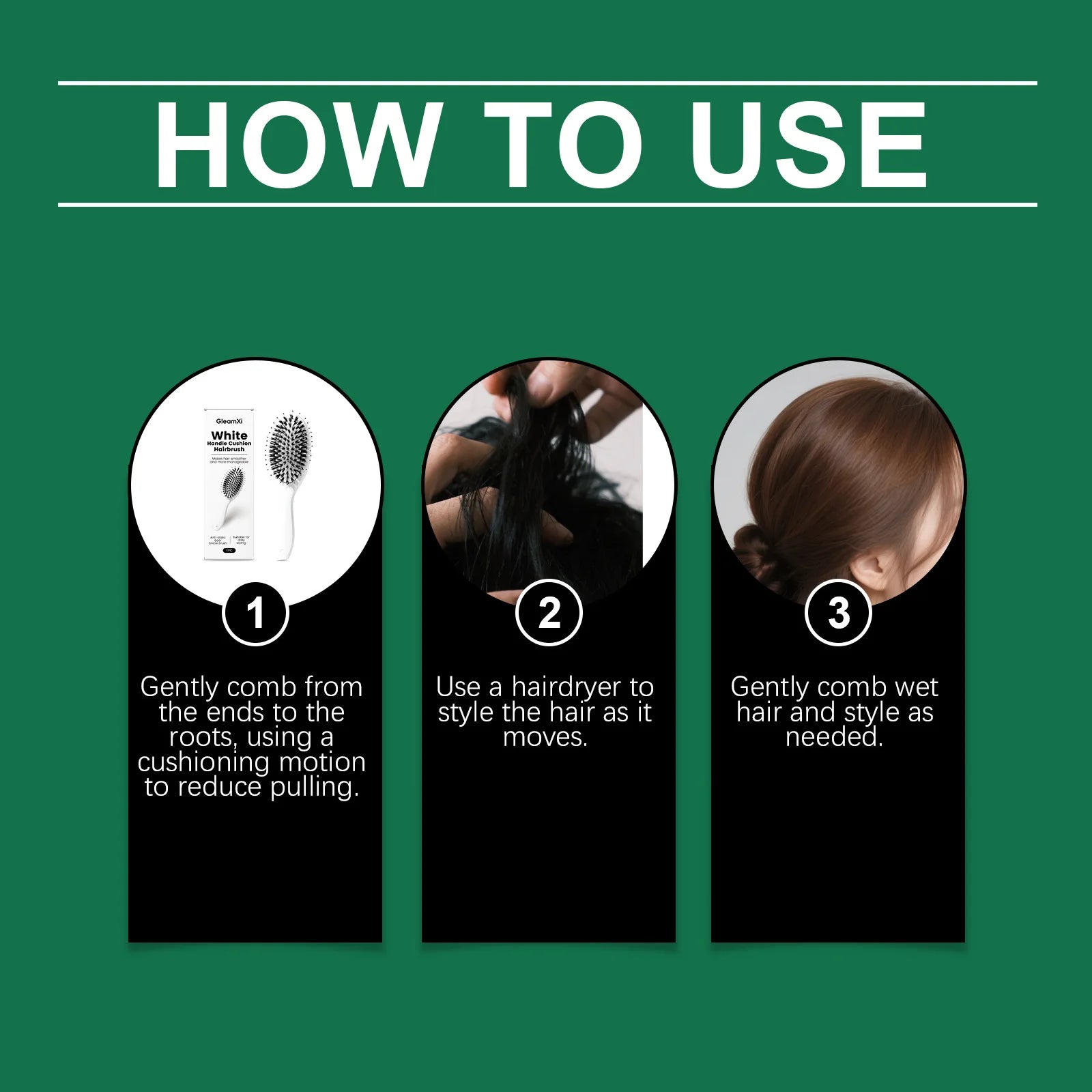 Volumizing Air Cushion Comb for Smooth Hair Care Peaceful Pleasures Health and Wellness