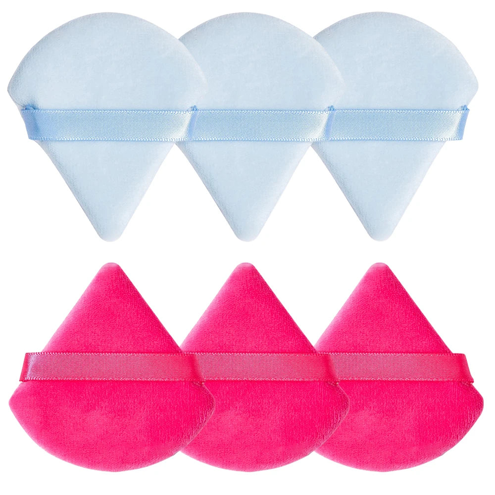 RUNTOIN Triangle Powder Puff Mini Finger Makeup Sponge 6-20 Pc