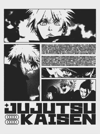Jujutsu Kaisen Retro Canvas Poster, Japan Anime Figure Itadori Yuji Gojo Satoru Fushiguro Toji Wall Decor for Room Home & Gift Peaceful Pleasures Health and Wellness 10 30x40cm Unframed