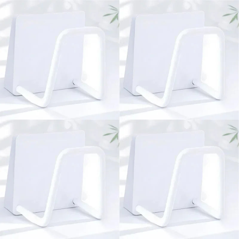 1pc-6pcs Stainless Steel Sink Sponge Rack For Sponge Steel Wire Ball Draining Paste The Inner Wall Of The Sink Kitchen Supplies Peaceful Pleasures Health and Wellness white-4pcs