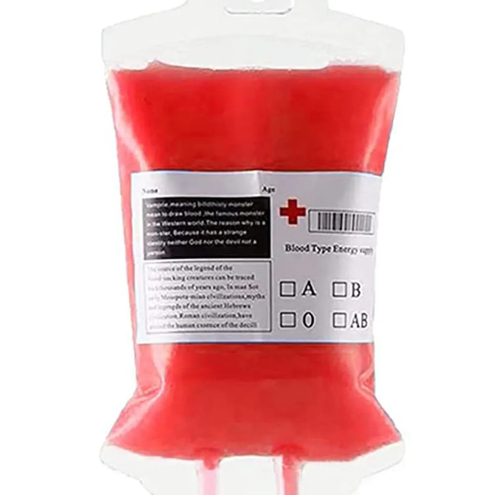 10-50PCS Blood Energy Drink Bags 350ML Halloween Vampire Cosplay Props Blood Energy Drink Bag for Masquerade Party Decor Prop Peaceful Pleasures Health and Wellness