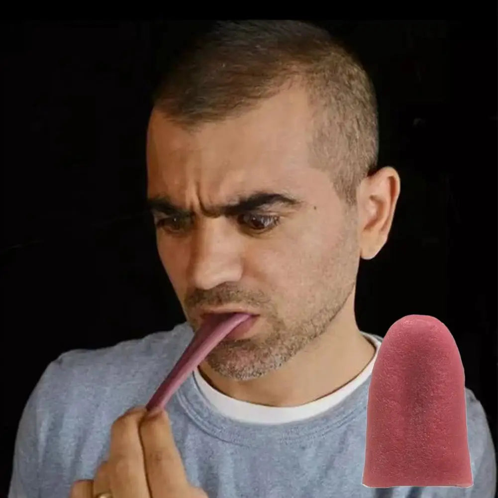 Realistic Fake Tongue Prank Toy for Gags and Magic Peaceful Pleasures Health and Wellness