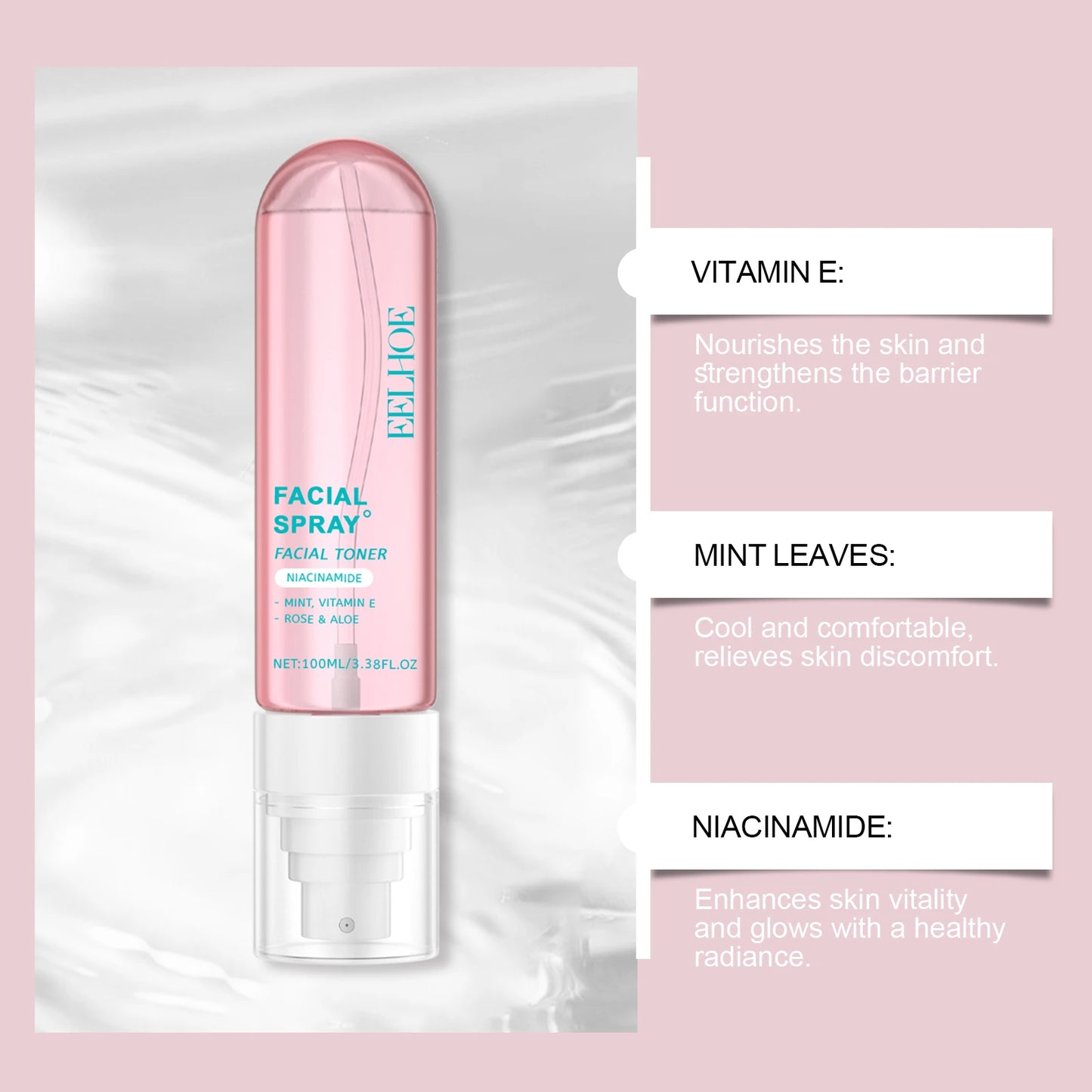 Niacinamide Toner Spray – Brightening & Hydrating Mist 100ml