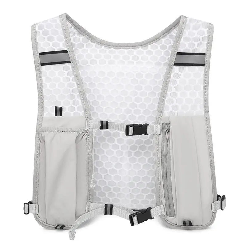 Gray Vest Sling Bag – Lightweight Unisex Crossbody Backpack