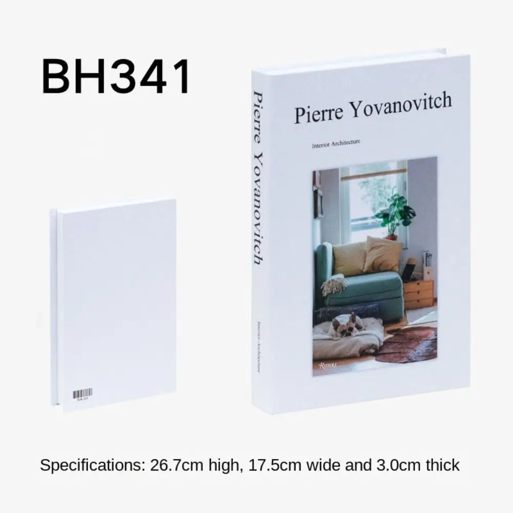 Fashion Fake Books Ornament Simple Shooting Props Decorative Imitation Book Coffee Table Decoration Home Decor Peaceful Pleasures Health and Wellness BH-341