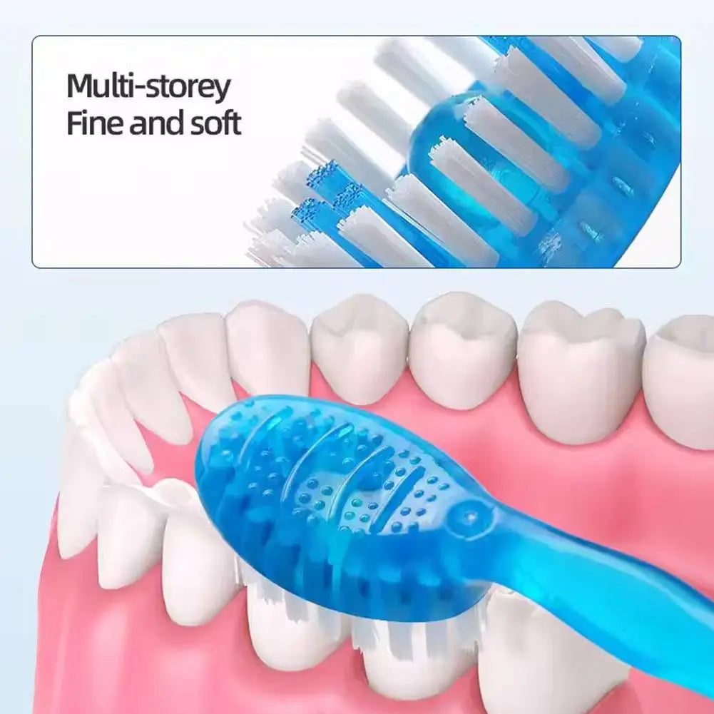 10Pcs Disposable Burst Bead Toothbrush Travel Set Peaceful Pleasures Health and Wellness