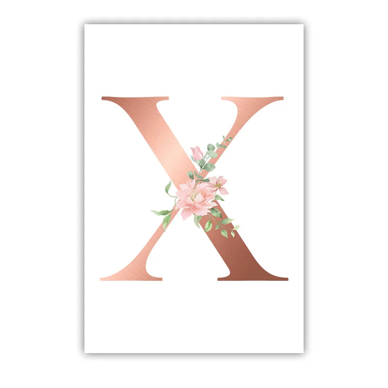Custom Name Nursery Wall Art,pink Aesthetic wildflowers Canvas Painting, Nordic Poster Print for Baby, Toddler Kids Room Decor Peaceful Pleasures Health and Wellness