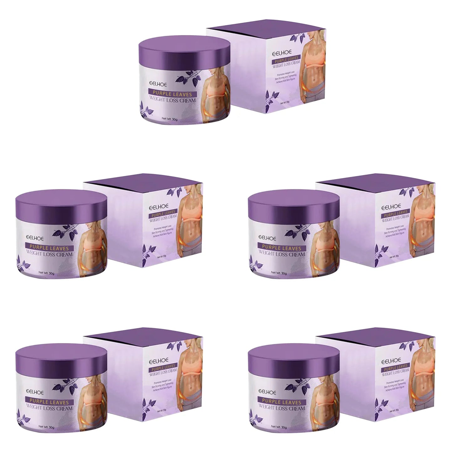 Purple Leaf Slimming Cream – Firming Body Contouring Lotion 30g