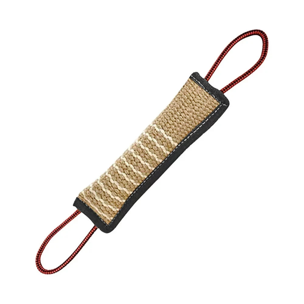 Dog Bite Jute Tug Toy with 2 Handles | Training & Play