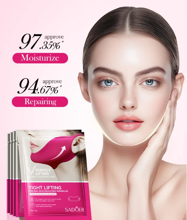 V-Shape Firming Face Mask – Lifting, Slimming & Anti-Aging