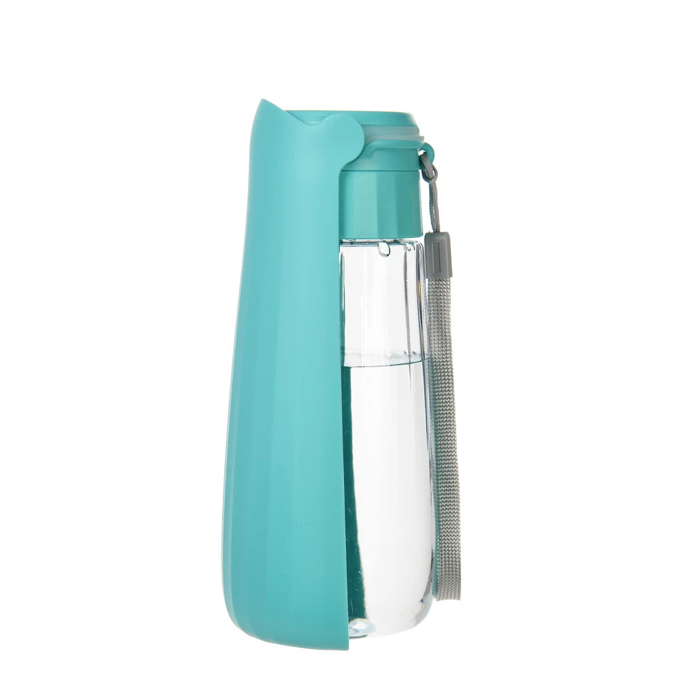 Portable Leak-Proof Dog Water Bottle & Bowl – 550ml