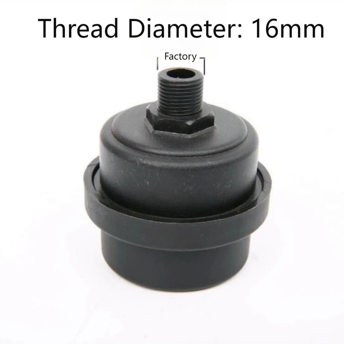 12 5 16 Metal Air Filter Oil-free Muffler Replace Compressor Pump